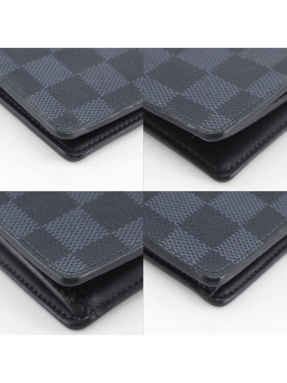Louis Vuitton Portefeuille Brazza Damier Graphite Canvas Black Wallet